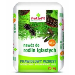 FRUKTOVIT PLUS NAWÓZ DO ROŚLIN IGLASTYCH 25kg