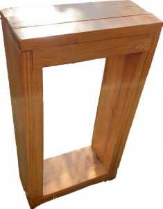 Lampa drewniana sosna