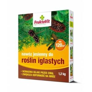 FRUKTOVIT PLUS NAWÓZ JESIENNY DO ROŚLIN IGLASTYCH 1,2kg