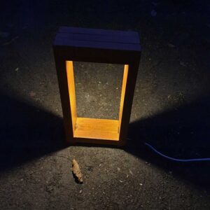 Lampa ogrodowa EKO H 100 cm  sosna