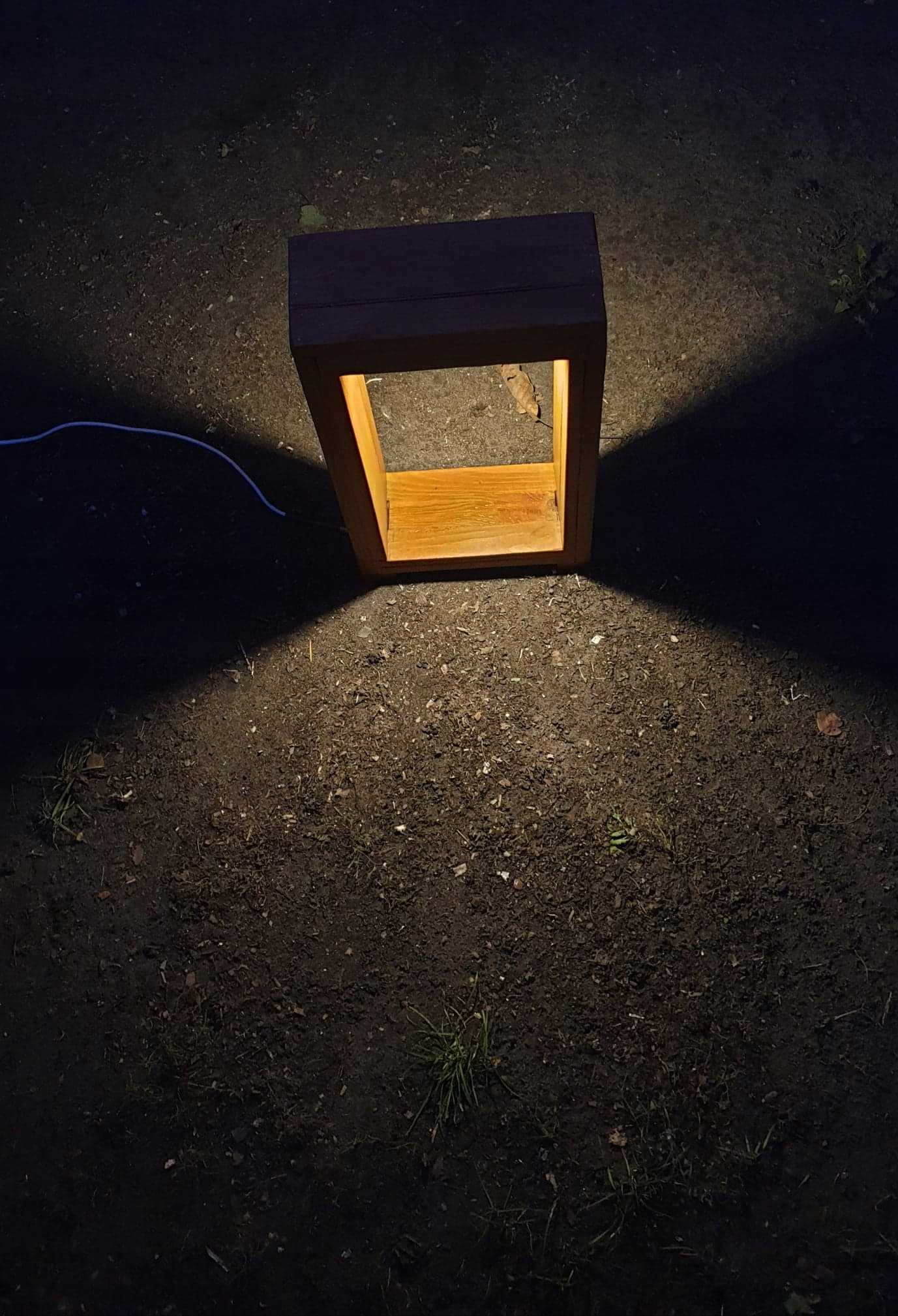 Lampa ogrodowa EKO H 50 cm sosna - obrazek 6