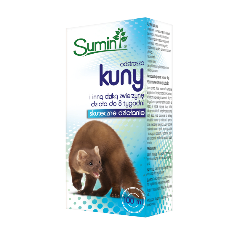 SUMIN PŁYN ODSTRASZAJĄCY ZWIERZĘTA 100 ml