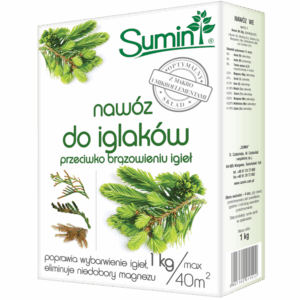SUMIN NAWÓZ DO IGLAKÓW PRZECIWKO BRĄZOWIENIU IGIEŁ