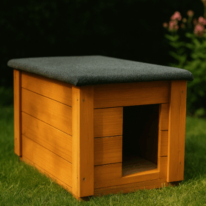 Drewniana buda dla psa / kota ocieplana