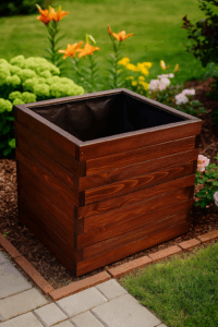 Donica dąb burgundzki