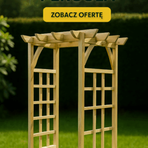 Drewniane pergole ogrodowe